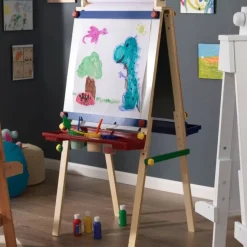 Artist Easel With Paper Roll- Primary