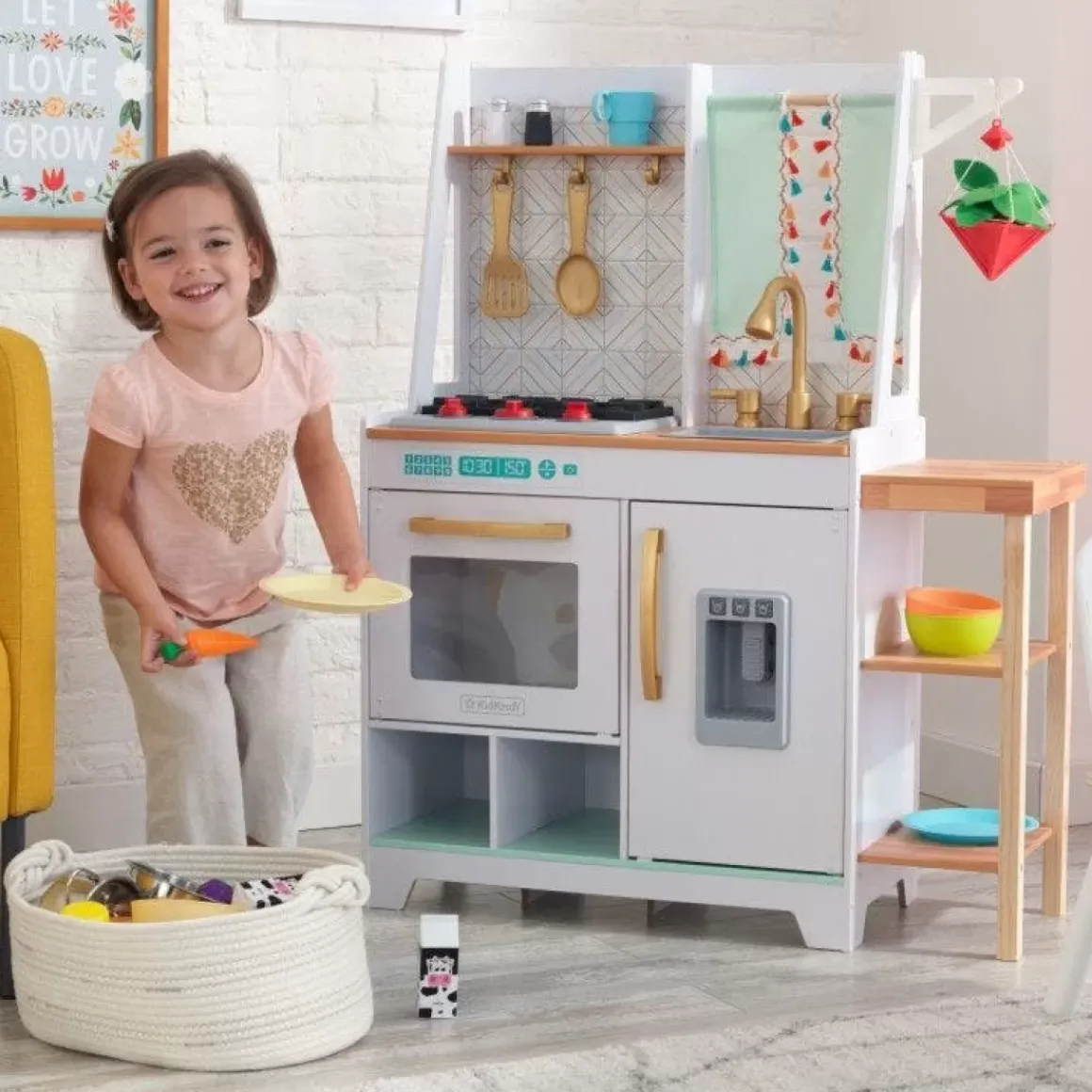 Boho Bungalow Wooden Play Kitchen