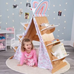 Book Nook Tent With Shelves