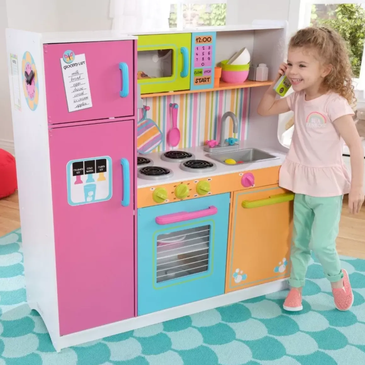 Deluxe Big And Bright Play Kitchen