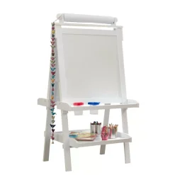 Deluxe Wooden Easel - White