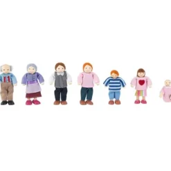 Doll Family Of 7 - Caucasian