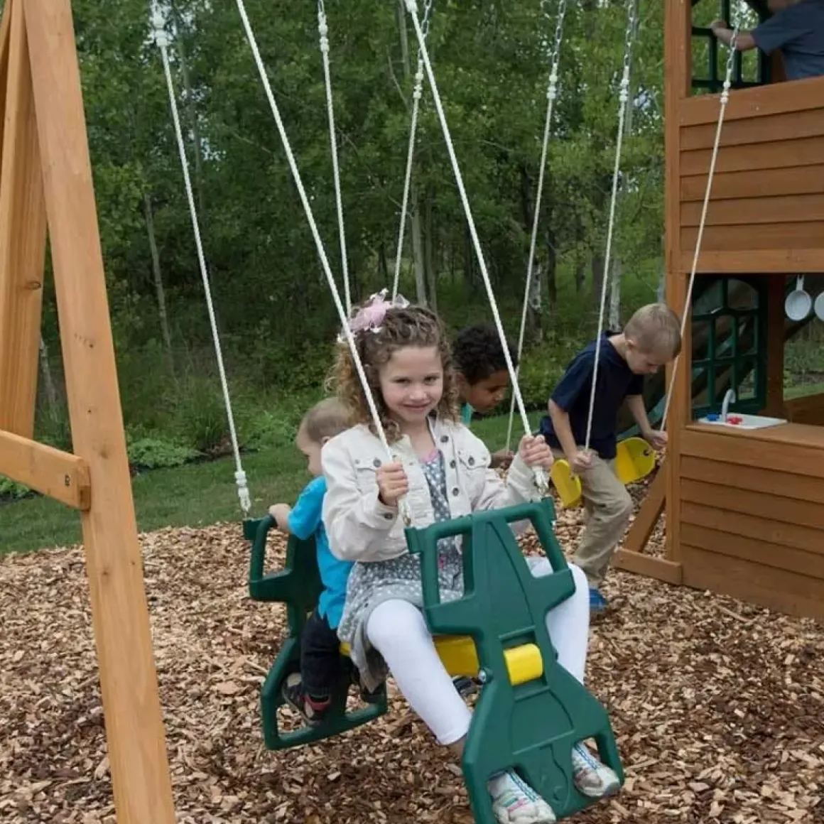 Falcon Ridge Wooden Swing Set / Playset