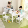 Farmhouse Table & 4 Chairs - White