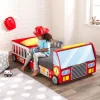 Fire Truck Toddler Bed