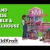 Grand Horse Stable & Dollhouse With Ez Kraft Assembly™