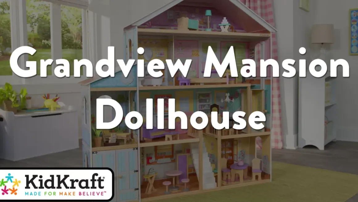 Grand View Mansion Dollhouse With Ez Kraft Assembly™