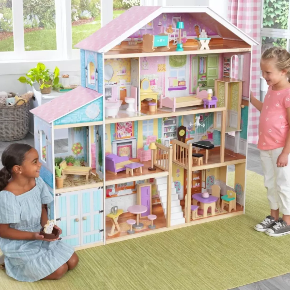 Grand View Mansion Dollhouse With Ez Kraft Assembly™