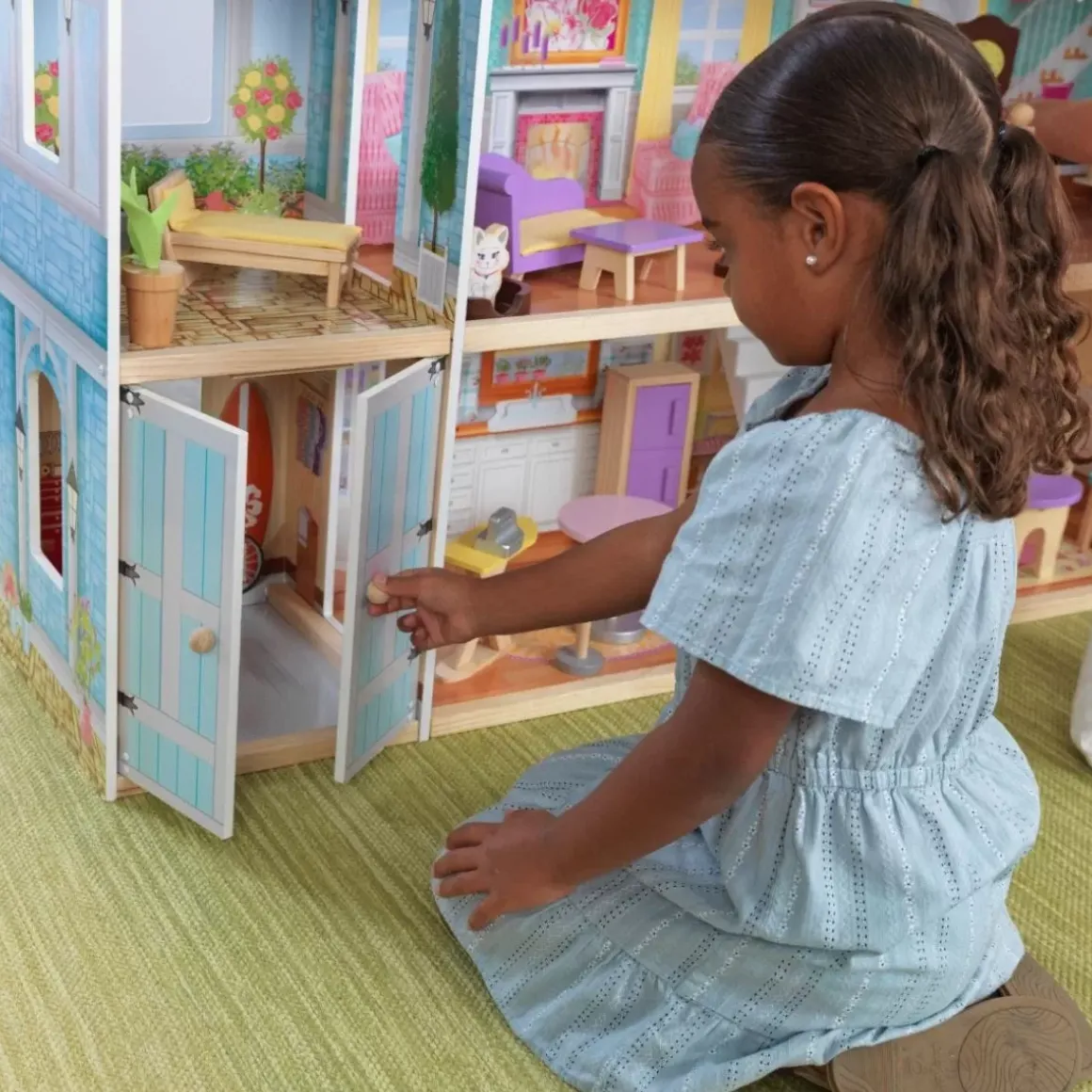 Grand View Mansion Dollhouse With Ez Kraft Assembly™
