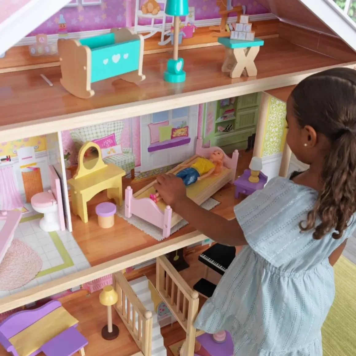 Grand View Mansion Dollhouse With Ez Kraft Assembly™
