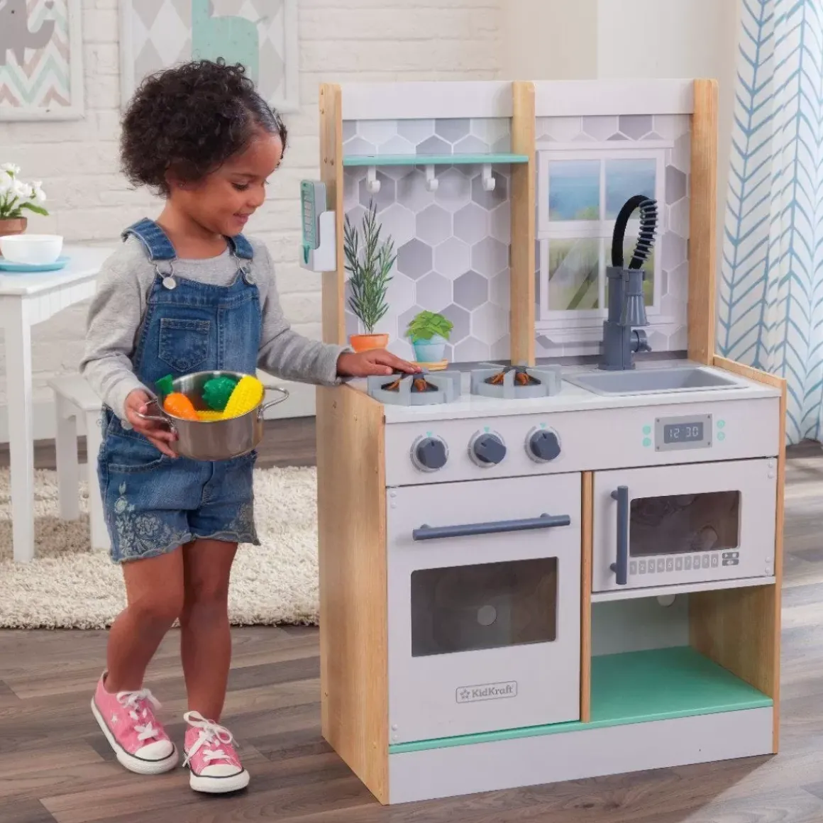 Let's Cook Play Kitchen - Natural