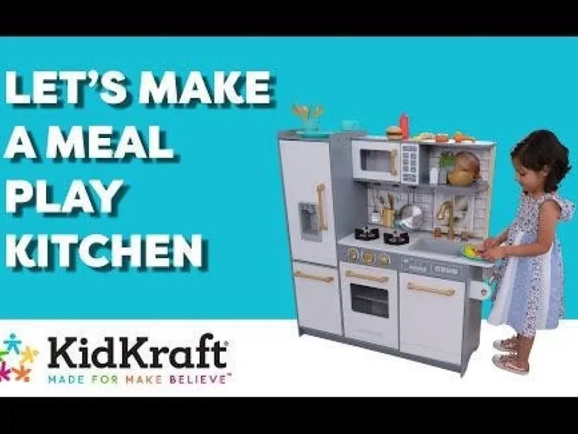 Let's Make A Meal Play Kitchen With 36 Accessories