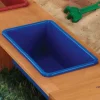 Outdoor Sandbox With Canopy - Navy & White