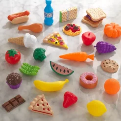 30-Pc Play Food Set