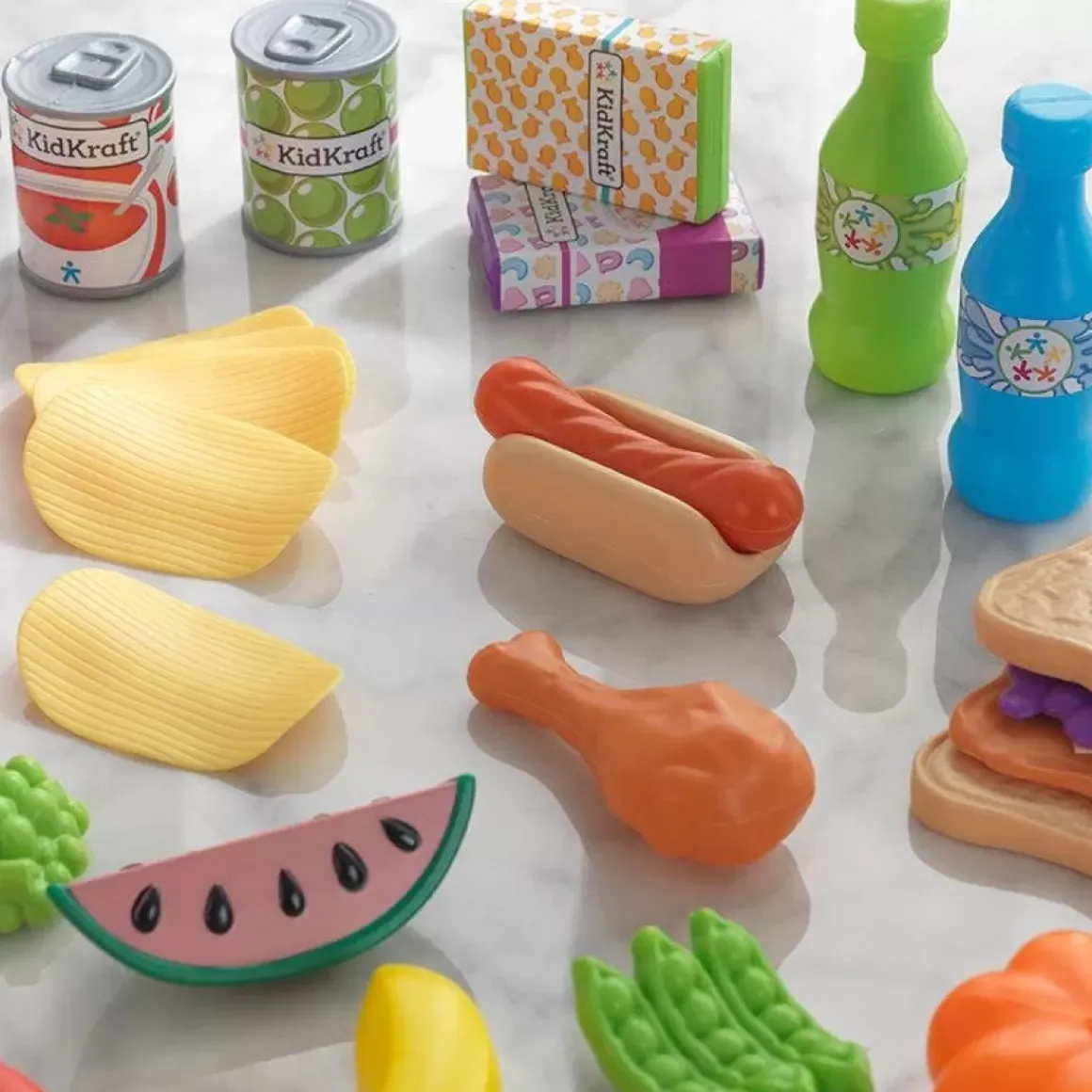 65-Pc Play Food Set