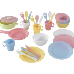 27-Piece Pastel Cookware Playset