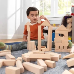 60-Piece Wooden Block Set