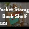 Pocket Storage Bookshelf - Natural