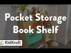 Pocket Storage Bookshelf - Natural