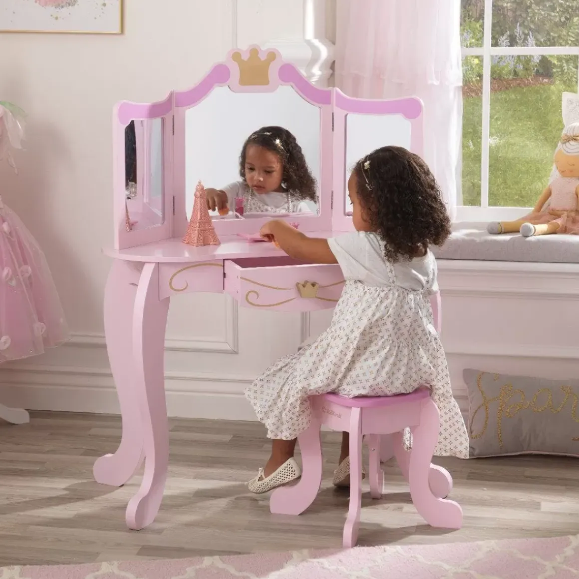 Princess Vanity & Stool