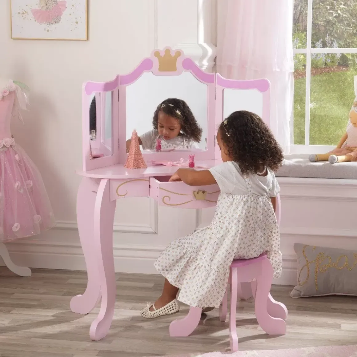 Princess Vanity & Stool