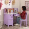 Study Desk With Chair - Lavender