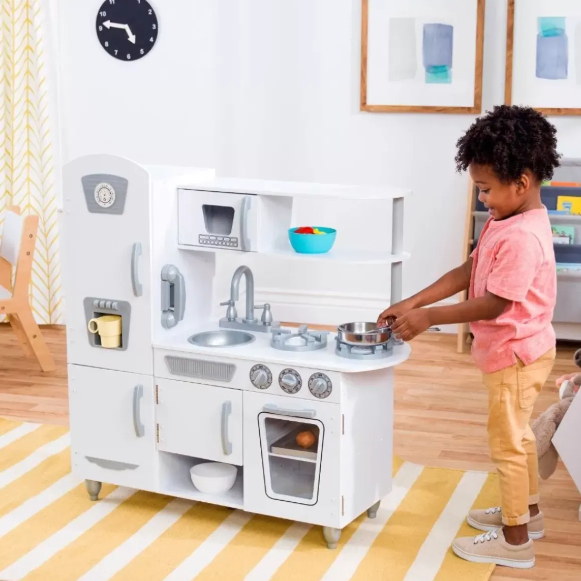 Vintage Play Kitchen - White