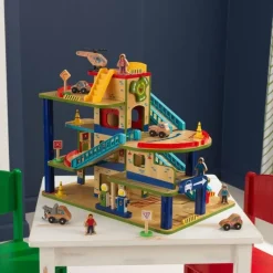 Wash N Go Wooden Car Garage