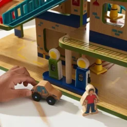 Wash N Go Wooden Car Garage
