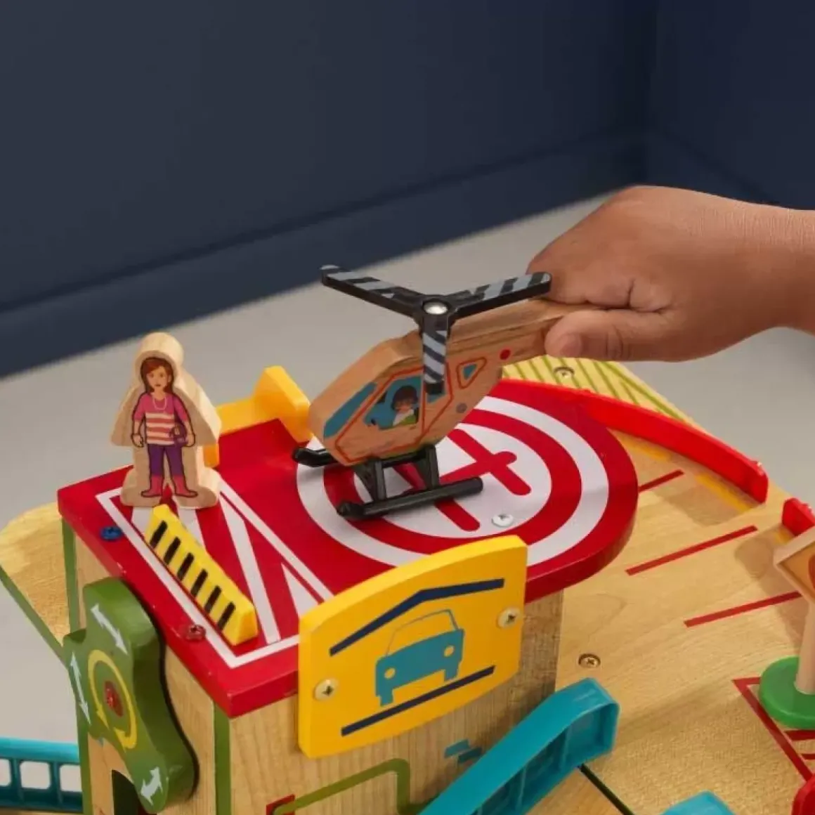 Wash N Go Wooden Car Garage