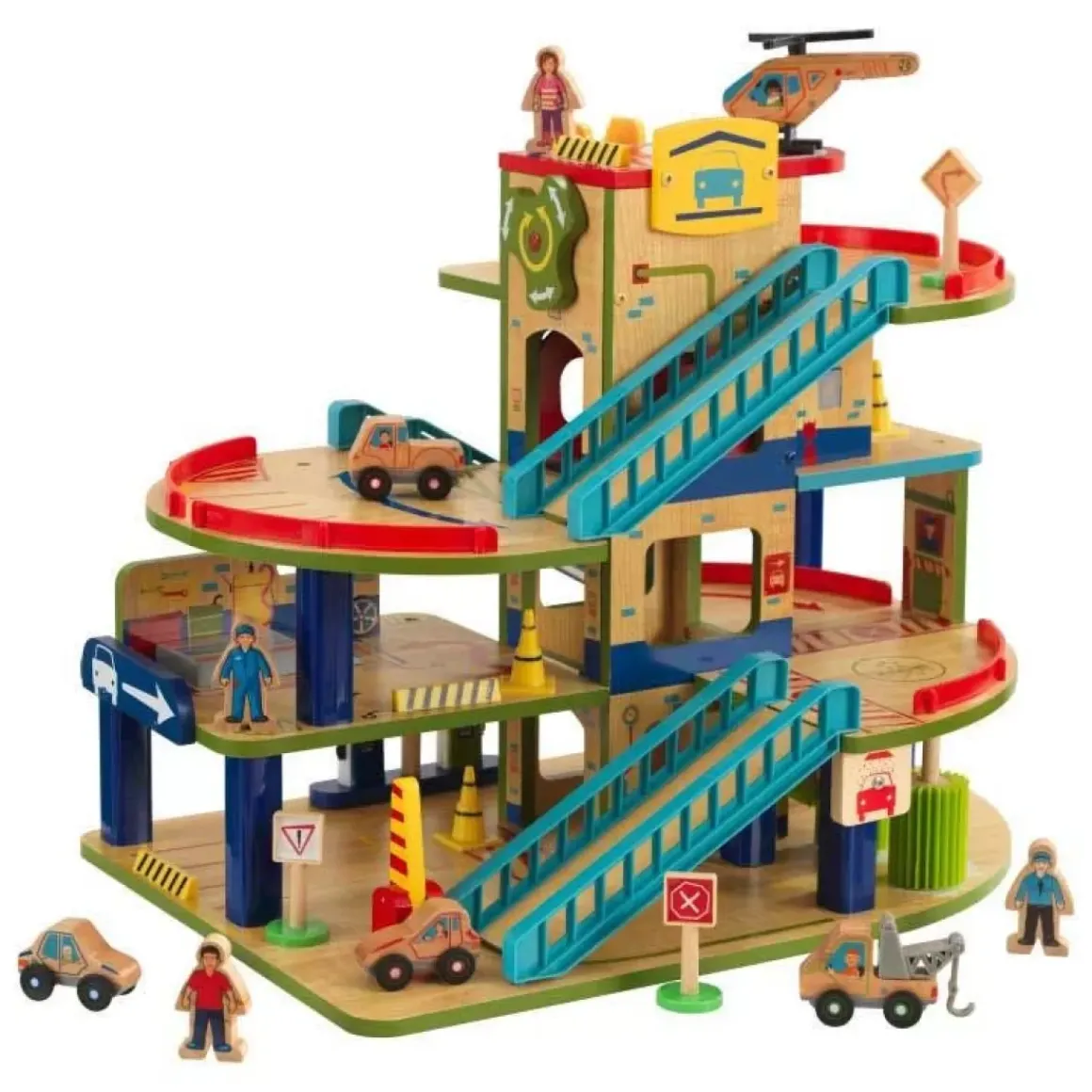 Wash N Go Wooden Car Garage