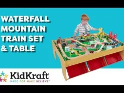 Waterfall Mountain Train Set & Table