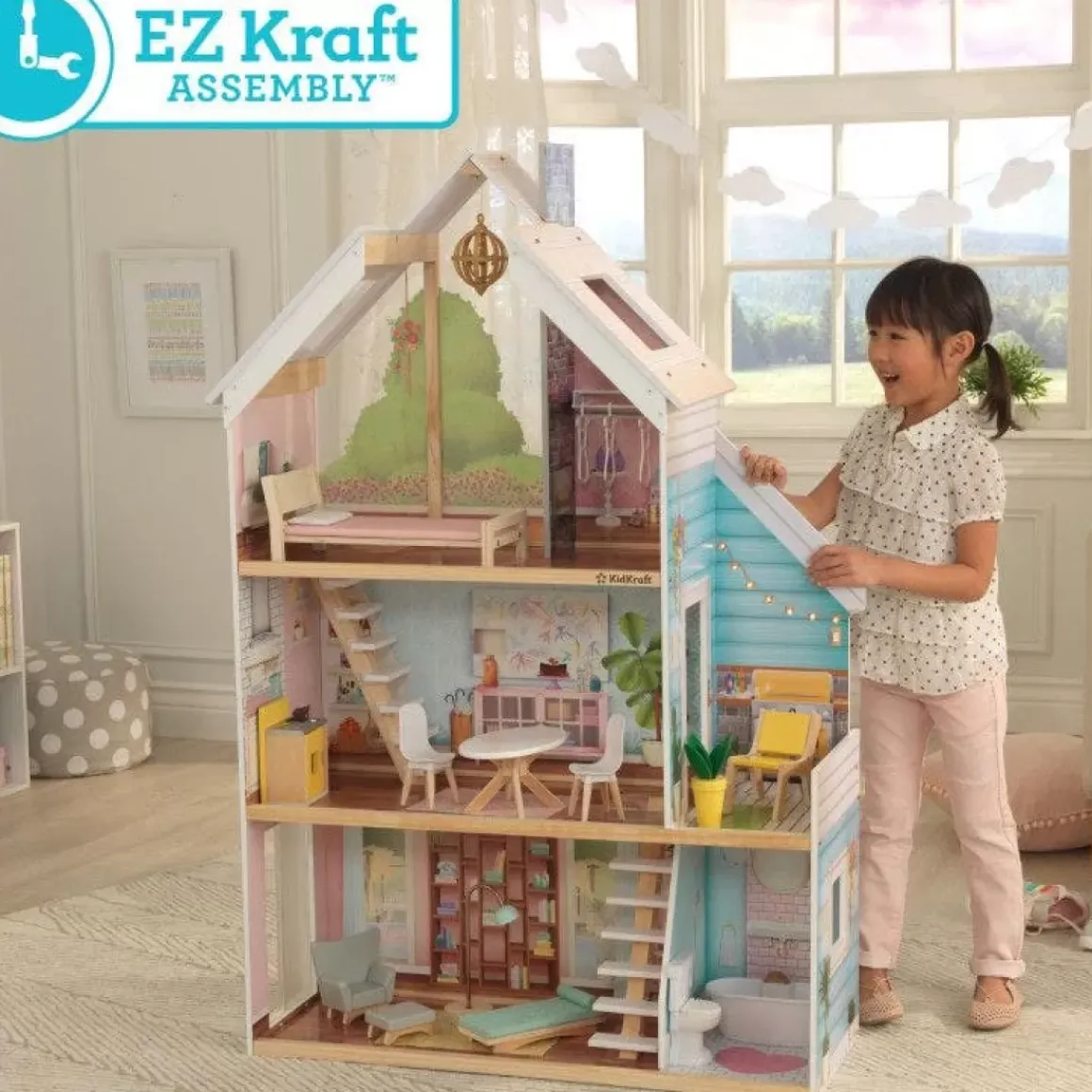 Zoey Dollhouse With Ez Kraft Assembly™