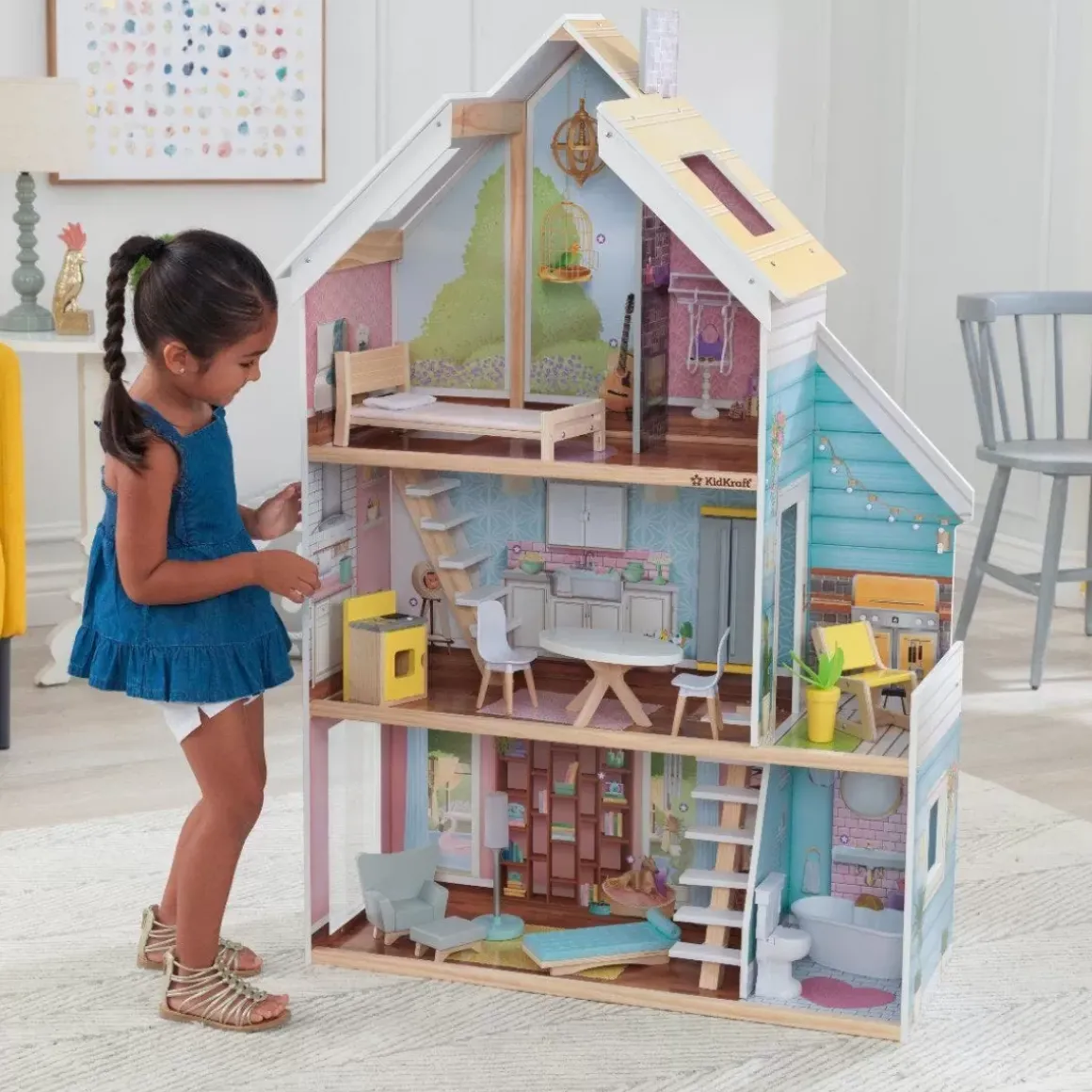 Zoey Magic Lights & Sounds Dollhouse With Ez Kraft Assembly™